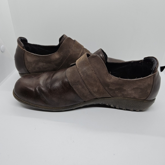 Naot brown leather Tane slip on shoes EU 41 US 10 - Picture 11 of 11